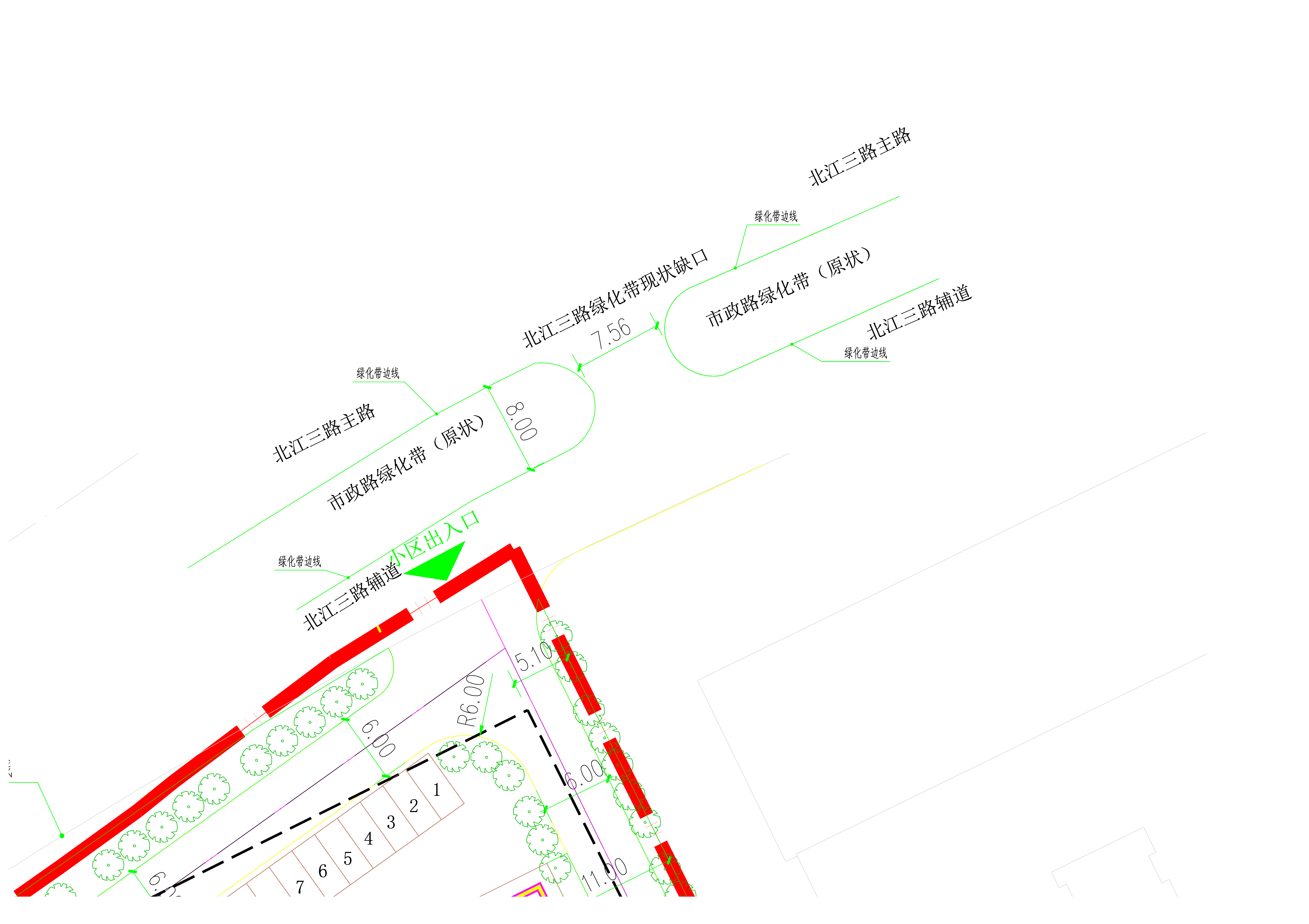 福泰陽(yáng)光天城總平面圖(現(xiàn)狀路口）.jpg