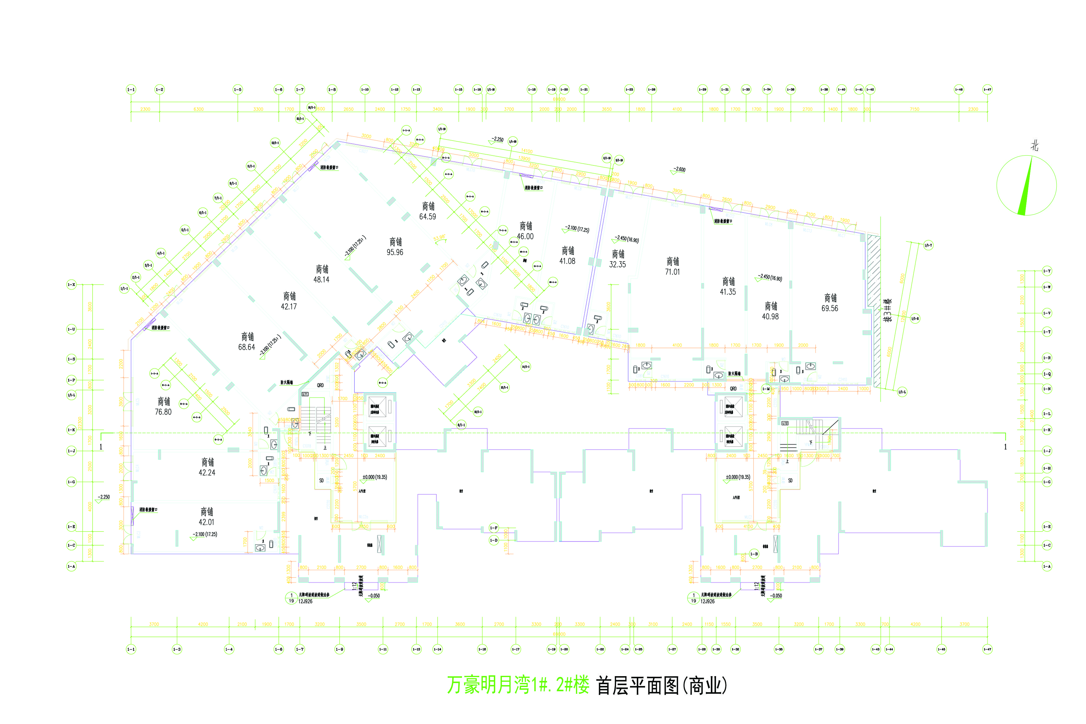 萬(wàn)豪明月灣1#2#樓首層平面圖.jpg