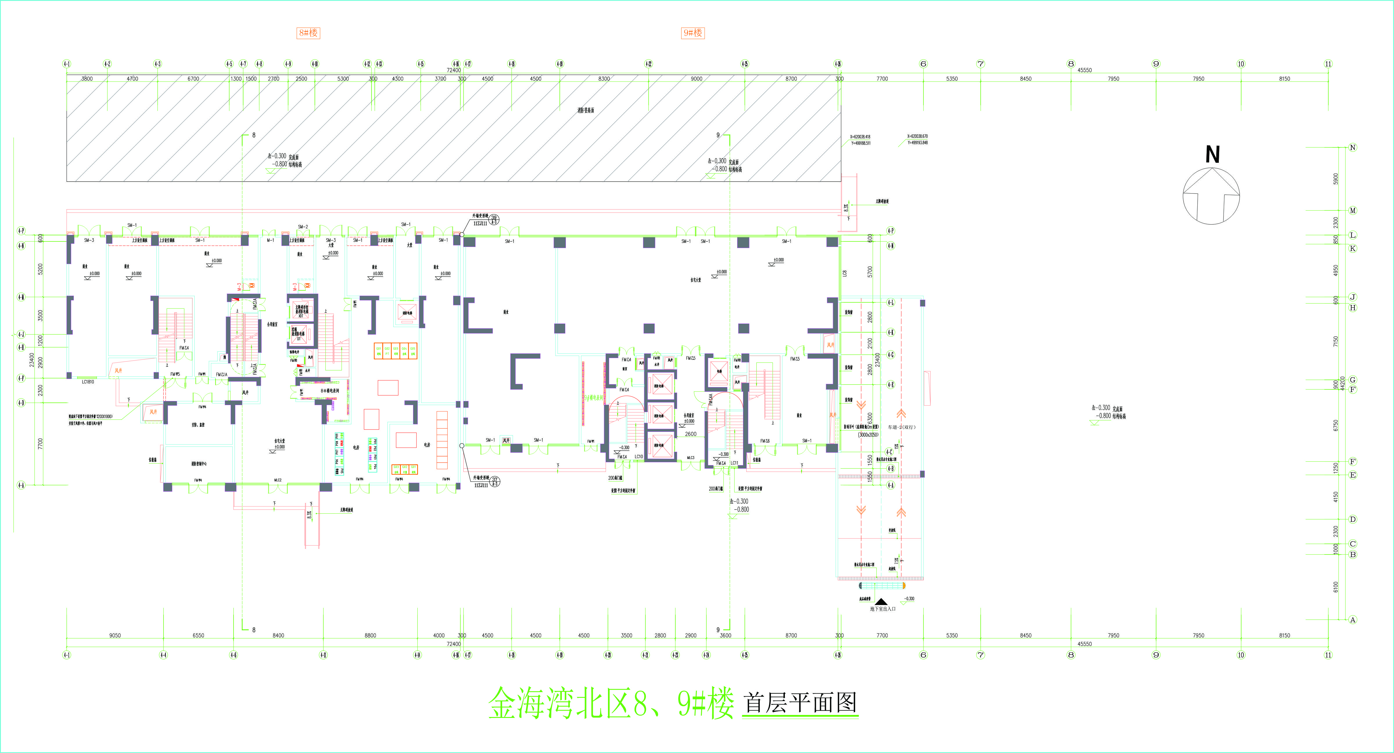 金海灣北區(qū)8、9#樓首層平面圖.jpg