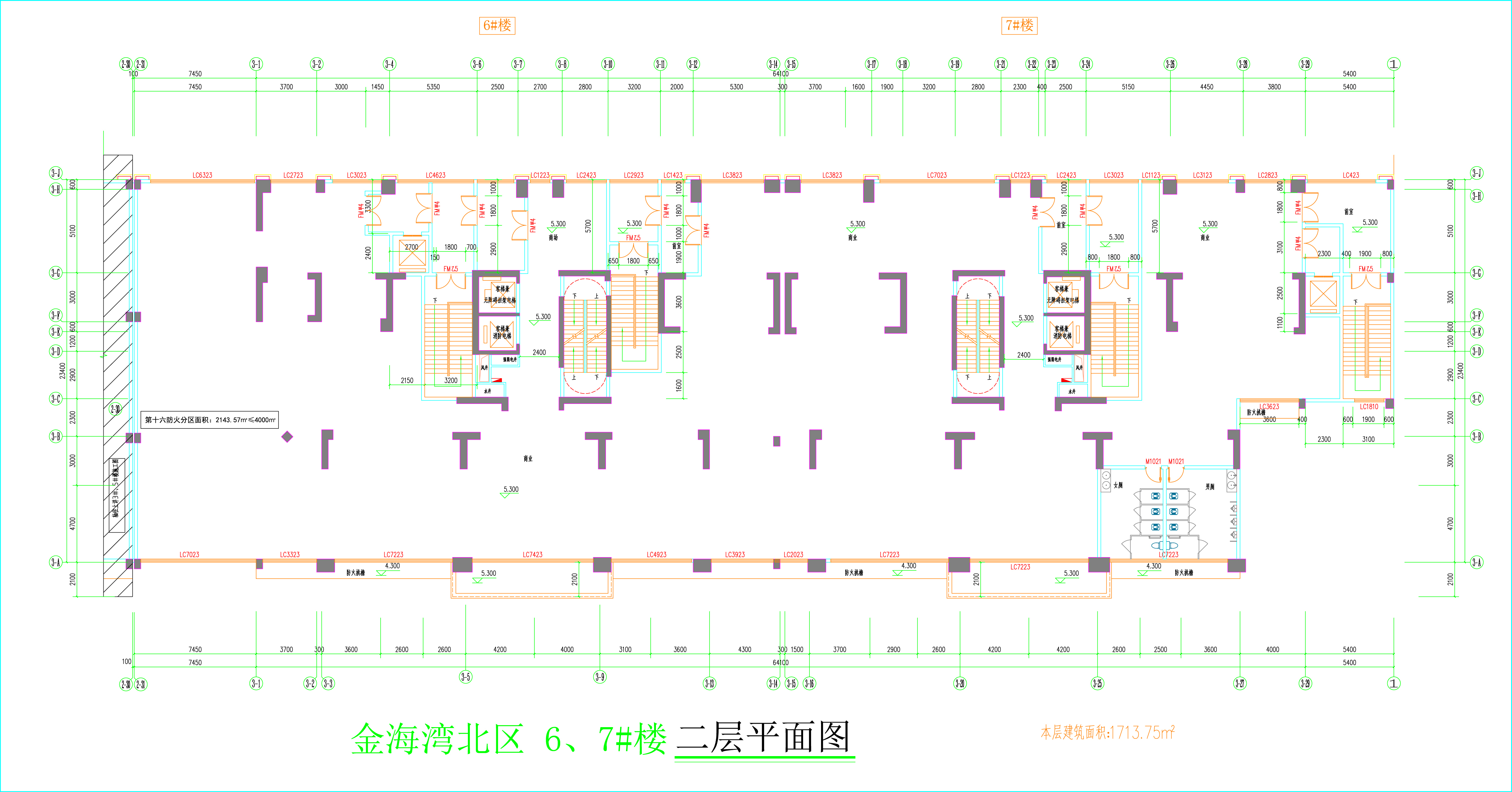 金海灣北區(qū)6、7#樓_二層平面圖.jpg