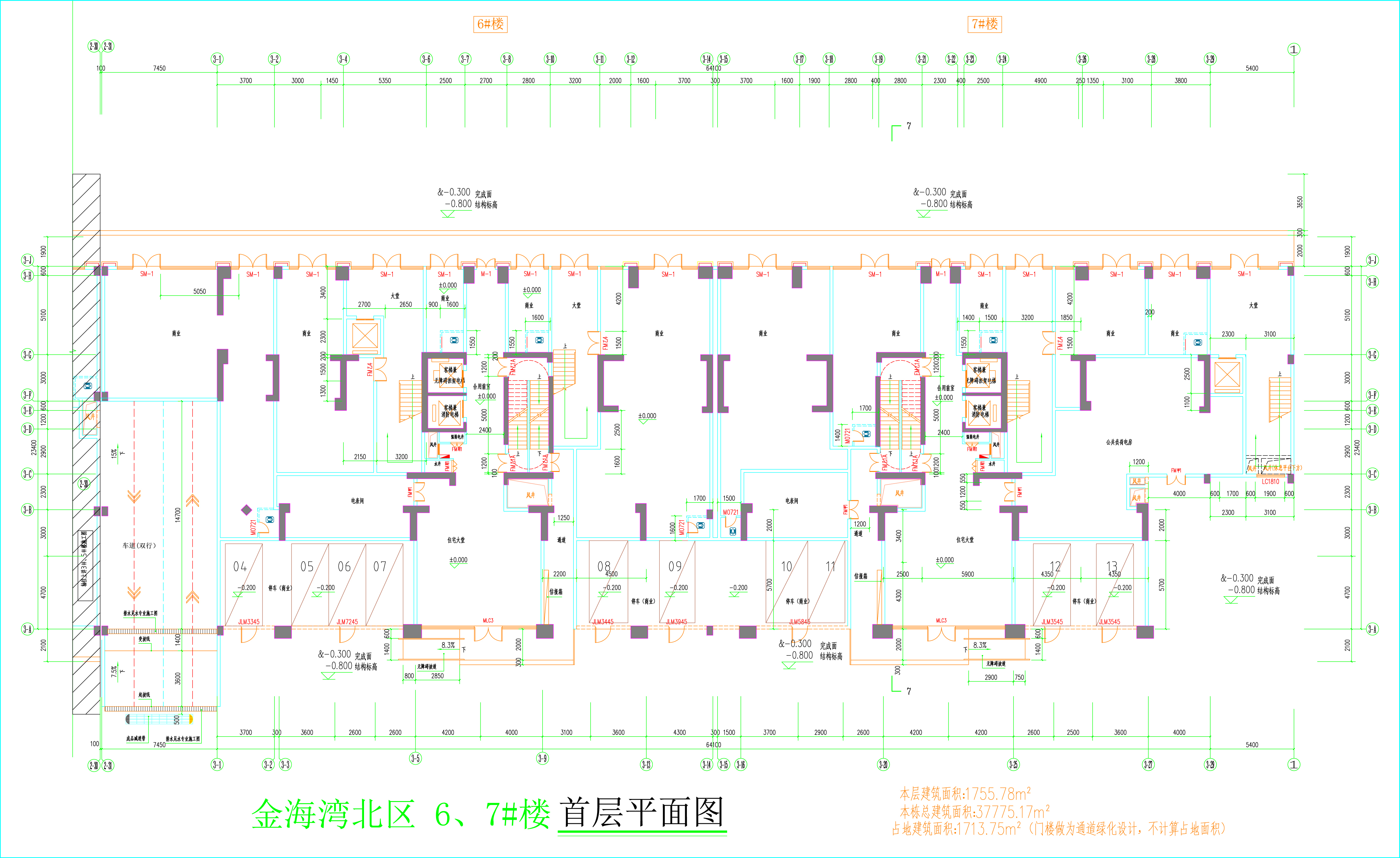 金海灣北區(qū)6、7#樓_首層平面圖.jpg