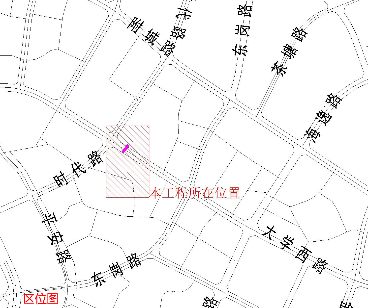 清遠(yuǎn)市時代傾城正哥菜餐廳市政中壓燃?xì)夤艿拦こ?區(qū)位圖.jpg