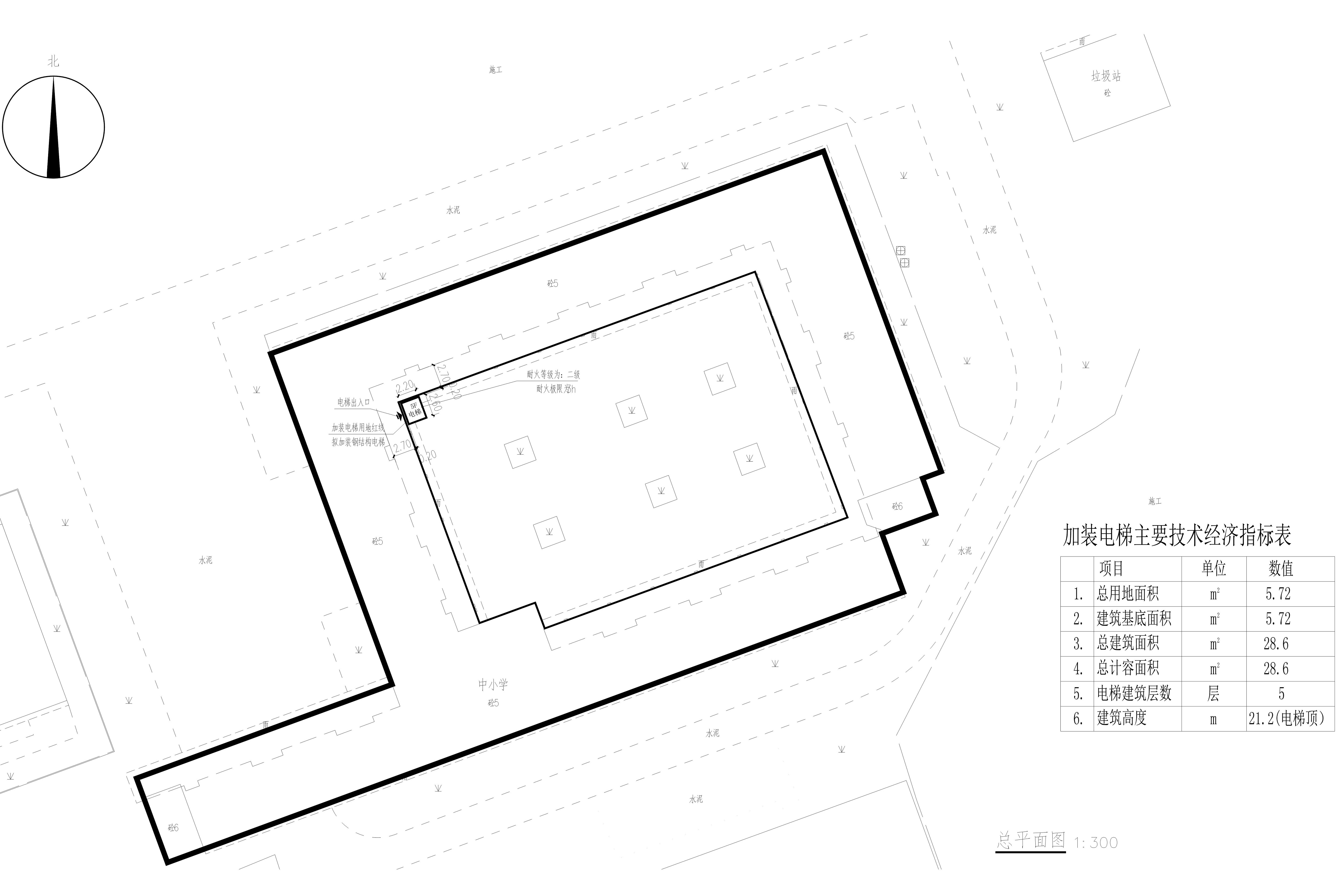 總平面。鳳翔山湖北區(qū)學(xué)校教學(xué)樓加裝電梯_t3-Model_1.jpg